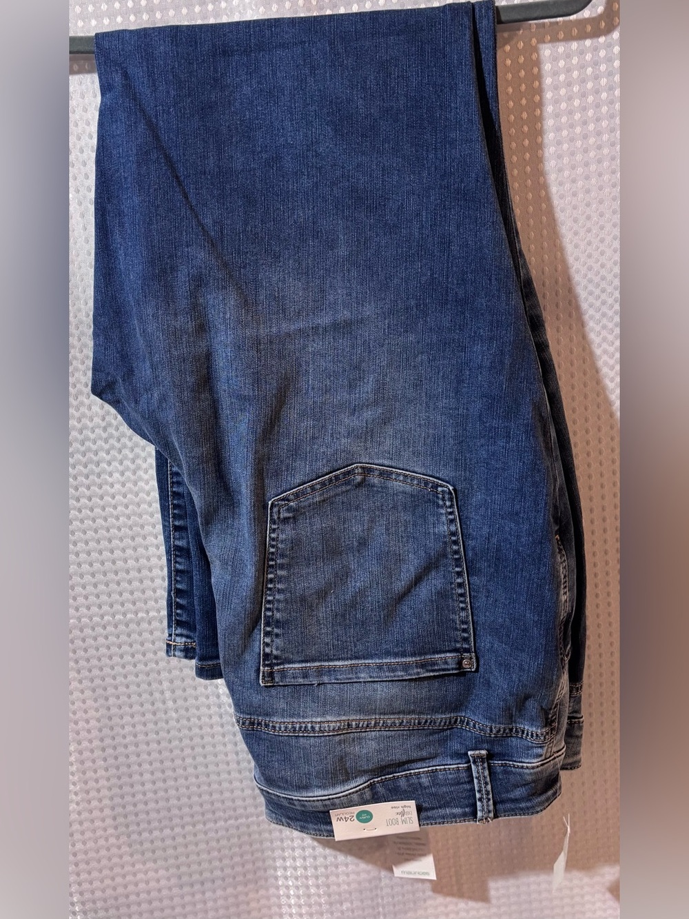 NWT Maurices 24W Slim Boot High Rise Everflex Curvy Fit Jeans